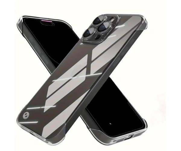 Чехол - накладка Omeve Clear Bamper для iPhone 16 Pro Max с защитой для камеры Прозрачный Чехол - накладка Omeve Clear Bamper для iPhone 16 Pro Max с защитой для камеры Прозрачный