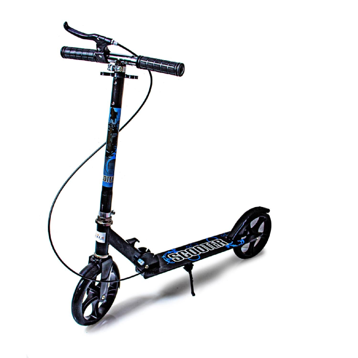 Самокат двухколесный Best Scooter ручной тормоз Black (925091111)