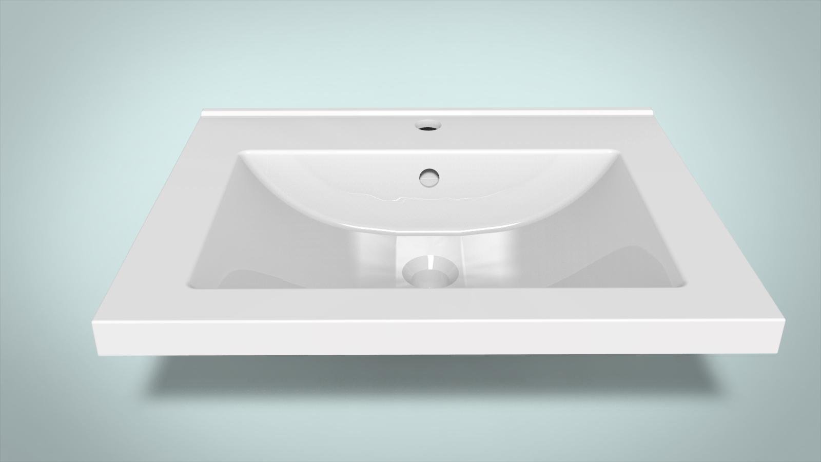 Умывальник Аmidicon Cosmopolitan 60х45 см Белый - фото 4 Умывальник Аmidicon Cosmopolitan 60х45 см Белый - фото 4