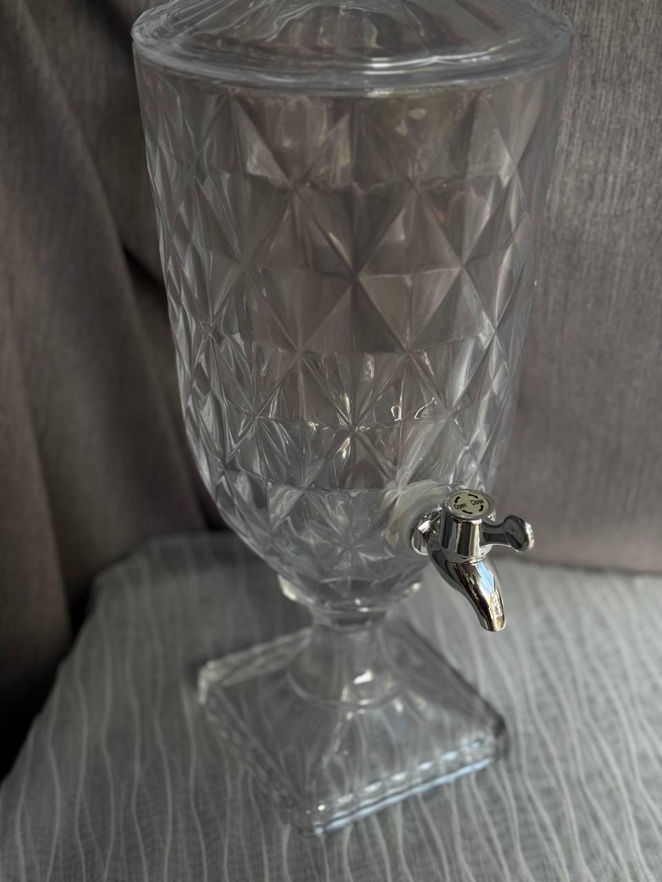 Лимонадница стеклянная TS Kitchen 3 л Прозрачный (HP4172-1) - фото 4