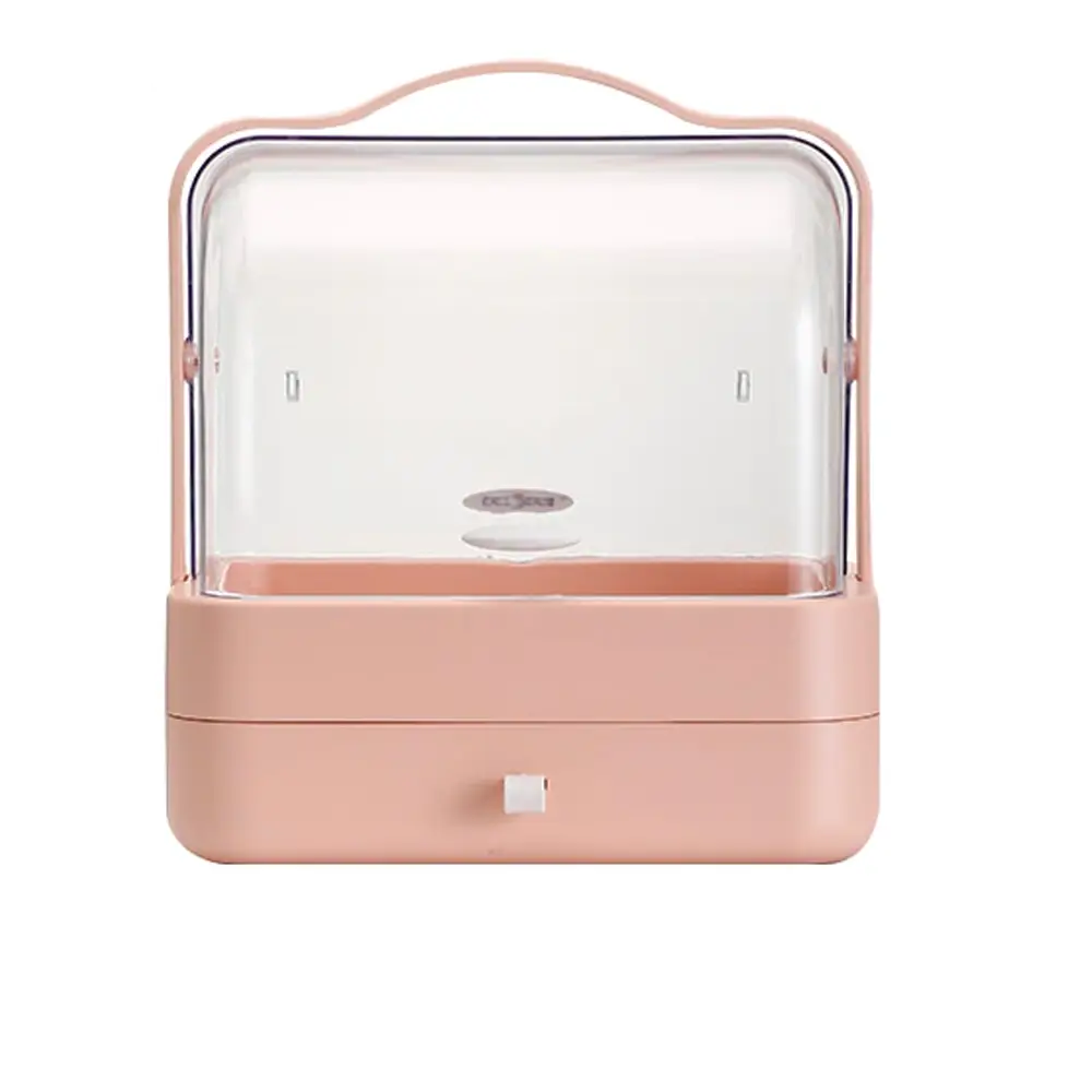 Органайзер для косметики Cosmetic Box CB-2660-D1 с одной полкой Розовый