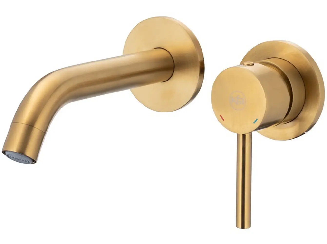 Смеситель для умывальника Armatura Moza настенный скрытого монтажа Gold (5039-810-31)