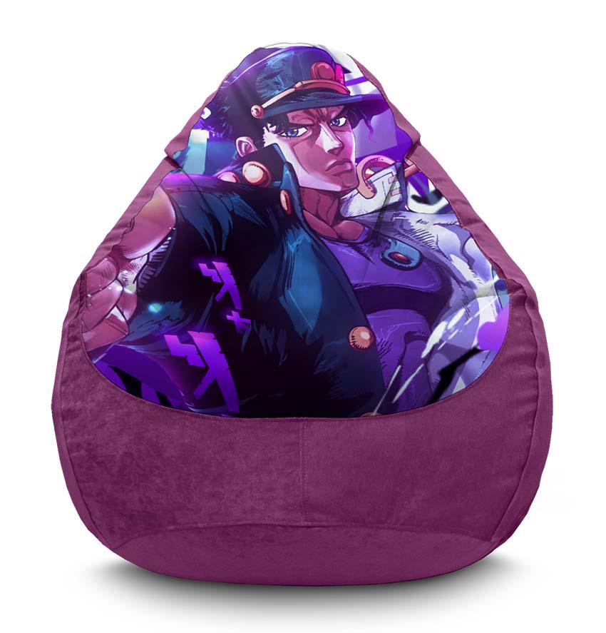 Кресло-мешок iPuff Jojo JoJo’s Bizarre Adventure флок XL 80x110 см Фиолетовый (116972) Кресло-мешок iPuff Jojo JoJo’s Bizarre Adventure флок XL 80x110 см Фиолетовый (116972)