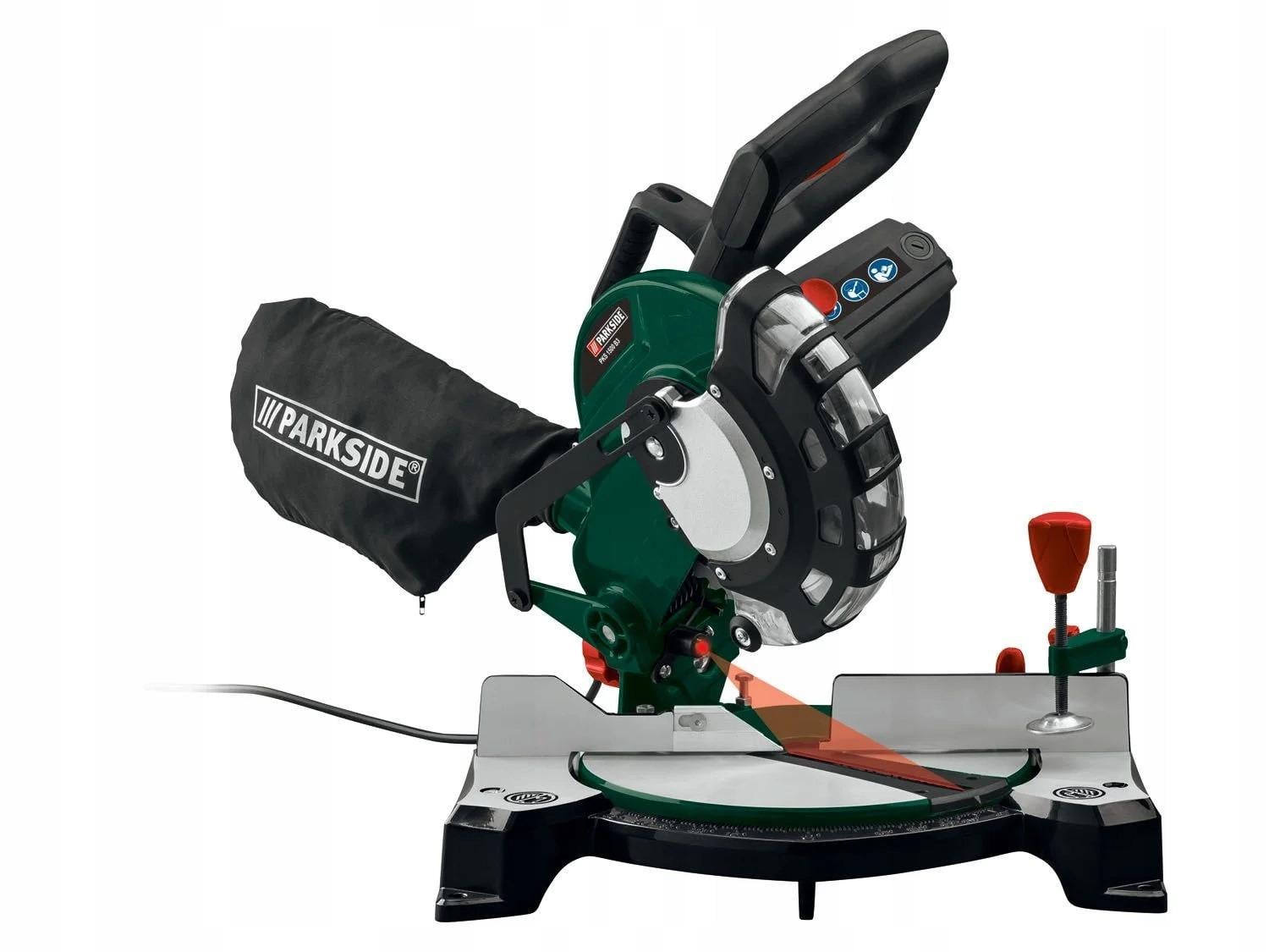 Пила торцовочная сетевая Scheppach Parkside PKS1500B3 LB2 210 мм/60 мм/1500 Вт/7,6 кг