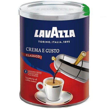 Кава мелена Lavazza Crema e Gusto Classico з/б 250 г (H-32)