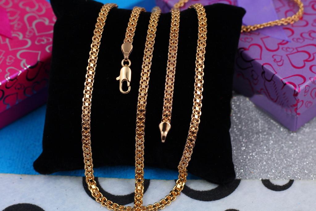 Цепь Xuping Jewelry Бисмарк 50 см 4 мм Золотистый (952686584)