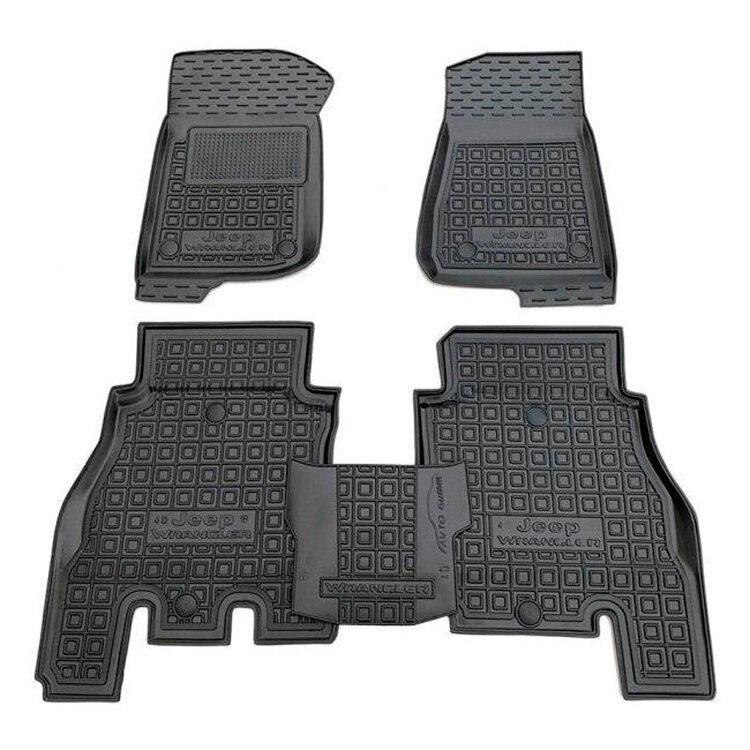 Коврики автомобильные AVTO-Gumm Jeep Wrangler JL 17- 4 двери Черный (11718)