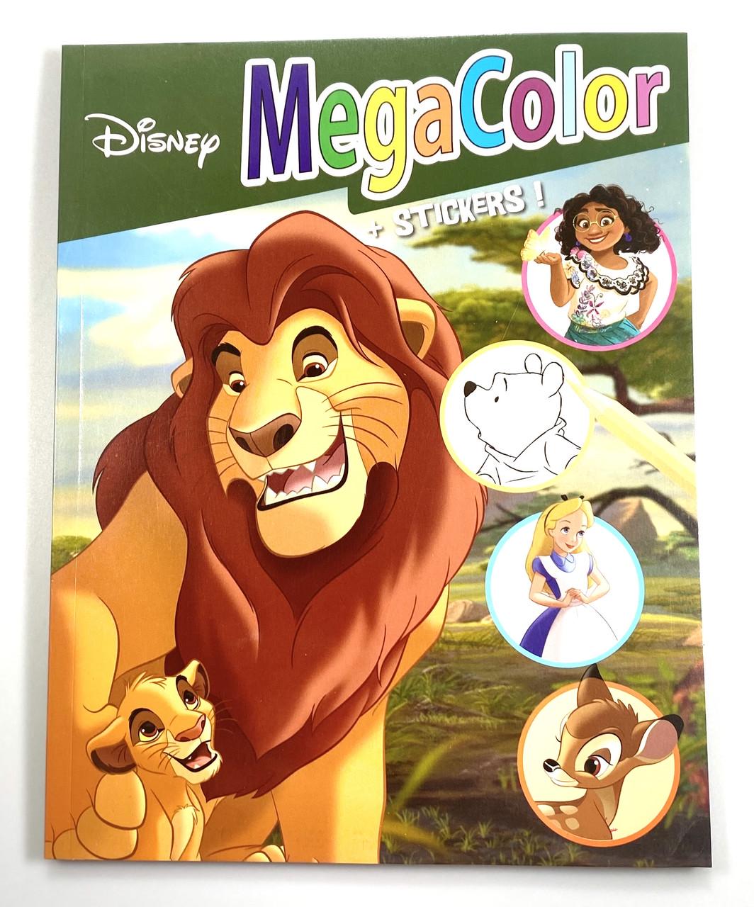 Книжка-розмальовка з наклейками Disney (2504067466)