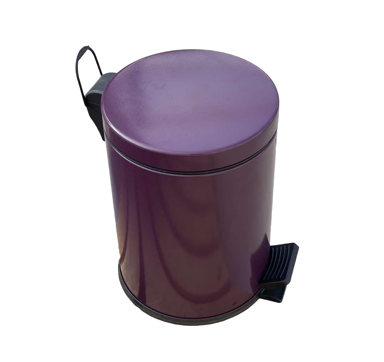 Ведро для мусора с педалью New Mezer 12 л Фиолетовый SM4501-12