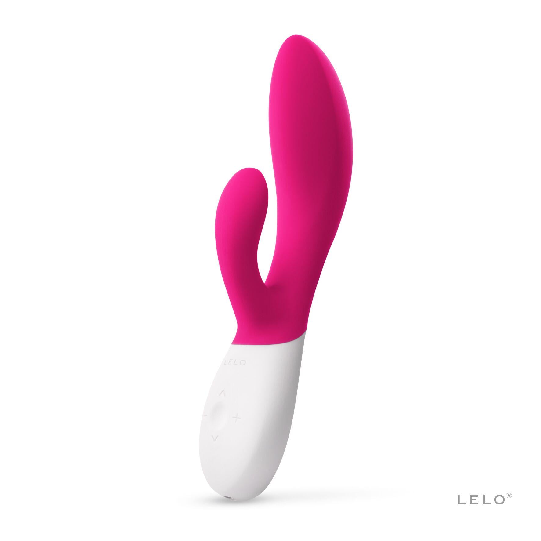 Вибратор-кролик Lelo Ina Wave 2 Cerise/манное движение ствола + вибрации