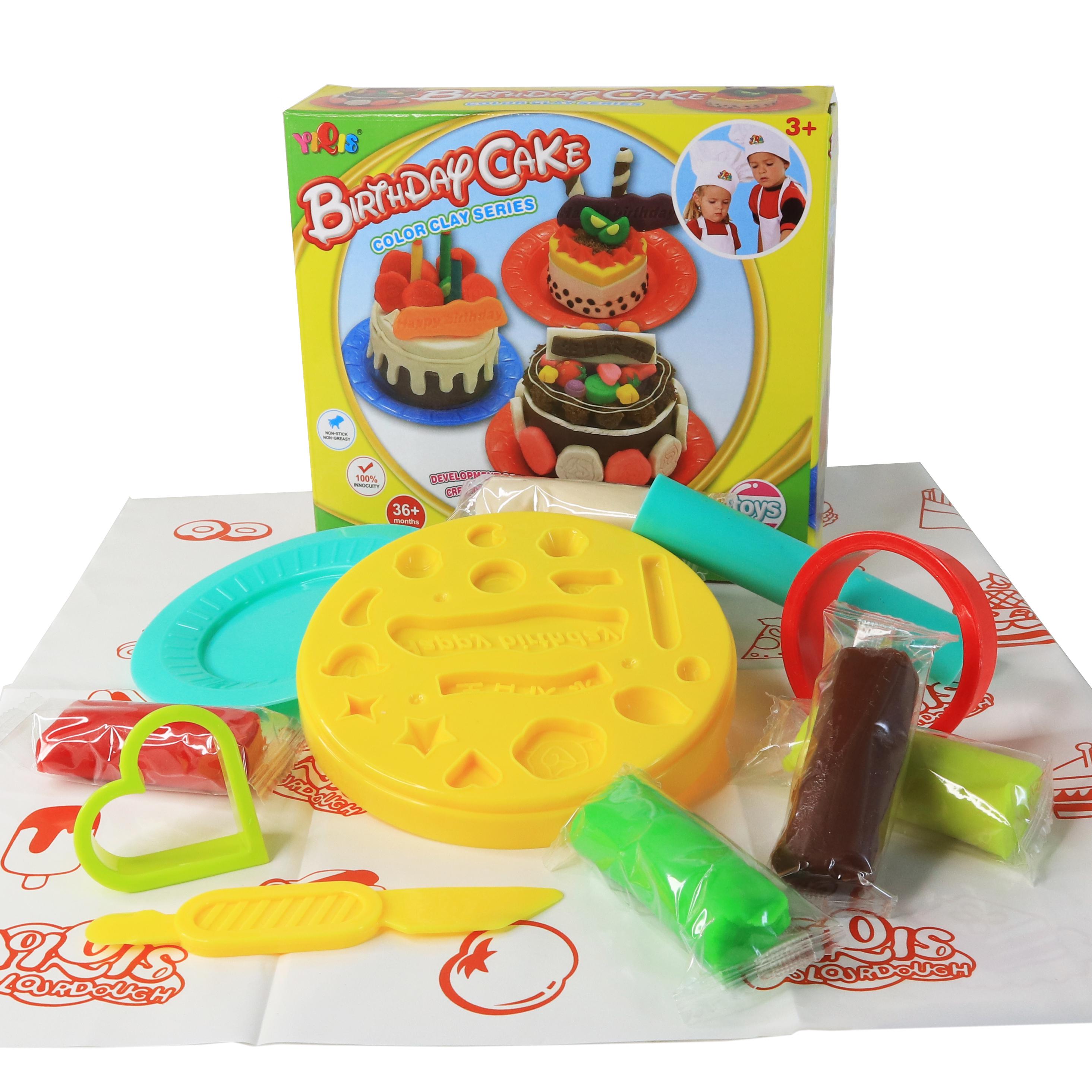 Набор пластилина для лепки ALENTO Playdough BirthDay Cake