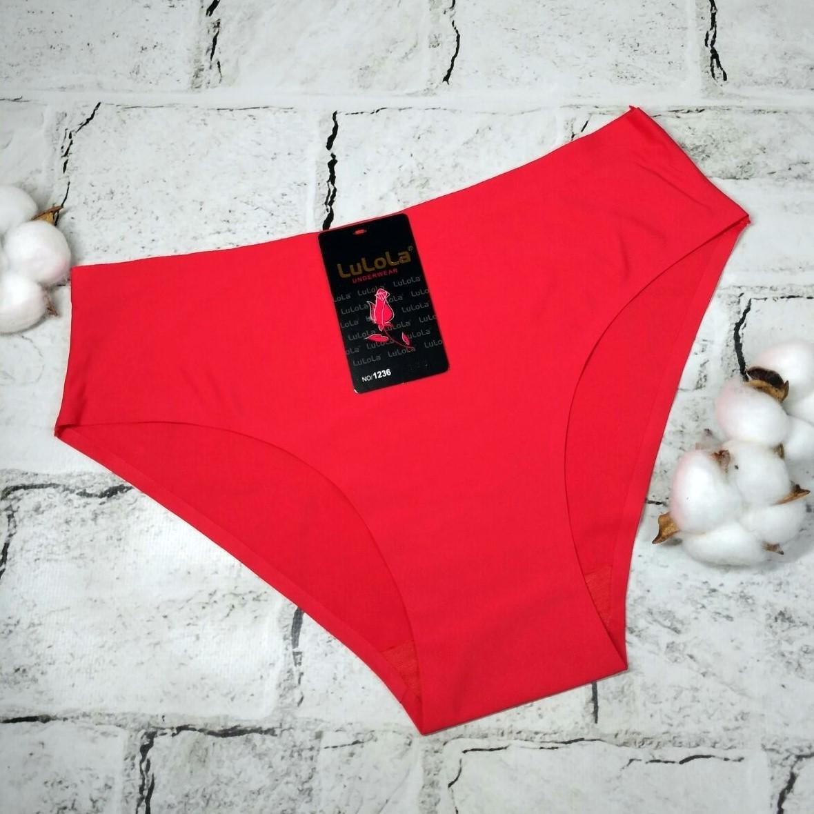 Трусики слипы Lulola бесшовные/микрофибра р. 46/XL Красный (1236-5-1)
