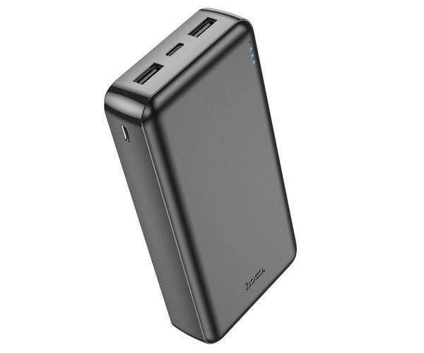 Батарея портативная Hoco J100A 2USB/Type-C/Micro-USB 2A 20000 mAh Black Батарея портативная Hoco J100A 2USB/Type-C/Micro-USB 2A 20000 mAh Black