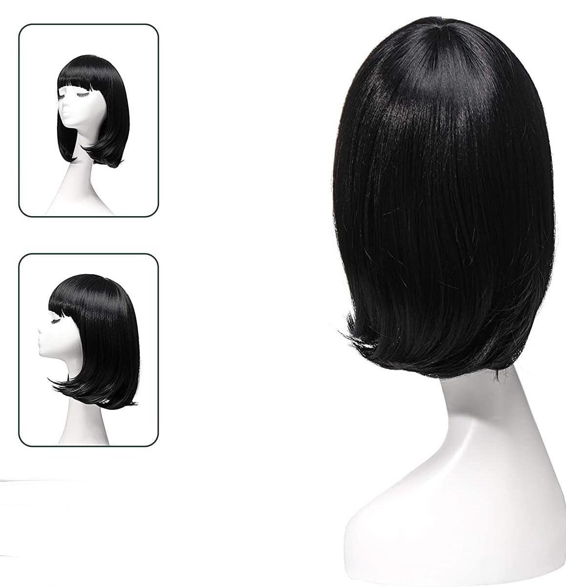 Парик каре искусственные волосы Черный (29118324) - фото 2