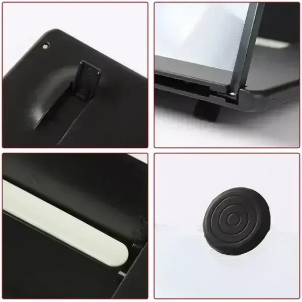 Подставка для телефона увеличительная складная 3D-экран 12" с 3D-эффектом Черный (8022) - фото 3 Подставка для телефона увеличительная складная 3D-экран 12" с 3D-эффектом Черный (8022) - фото 3