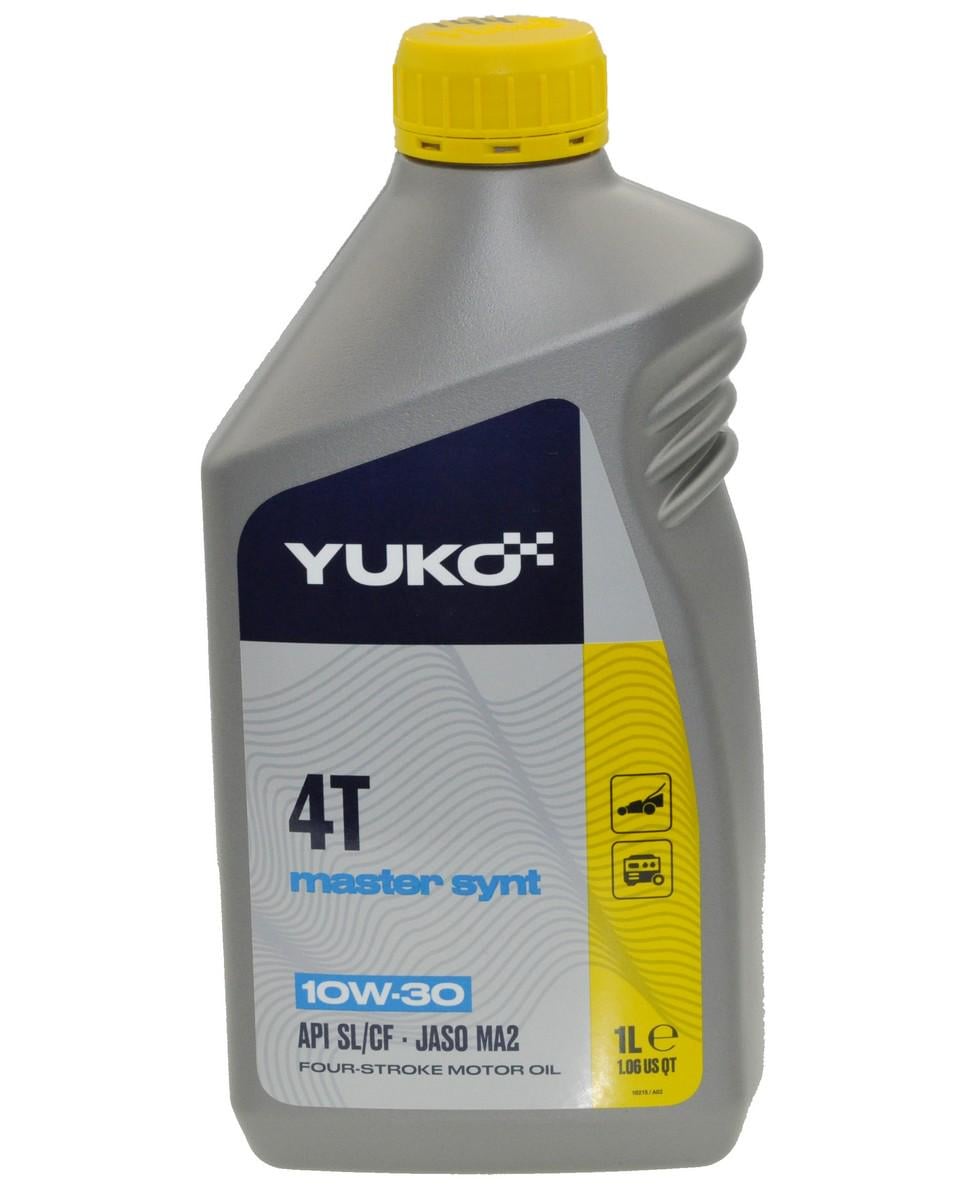Масло для 4-х тактных двигателей YUKO MASTER SYNT 4T SAE 10W-30 полусинтетика 1 л