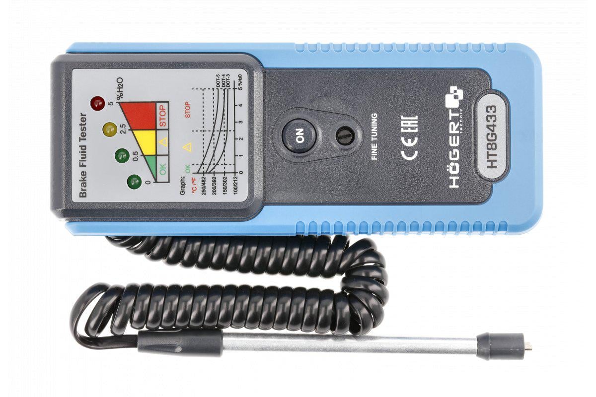 Тестер HOEGERT тормозной жидкости (HT8G434)