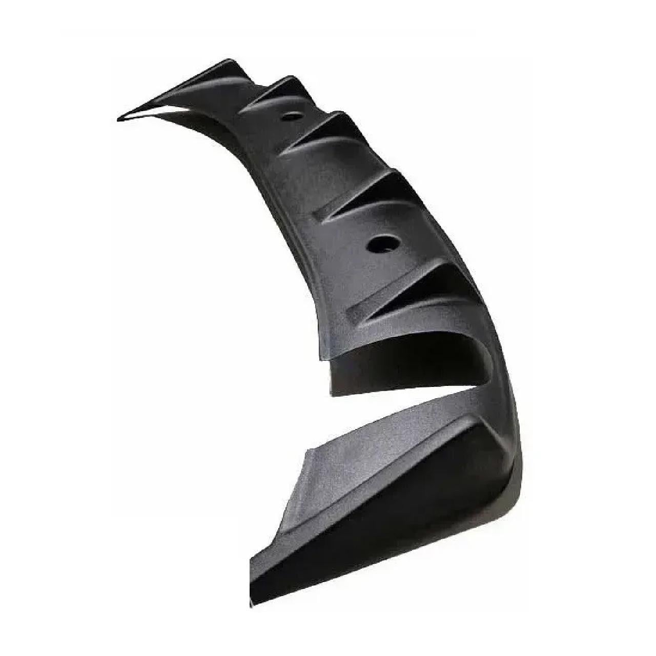 Губа заднего на бампер Mitsubishi Lancer X Черный (26892381)