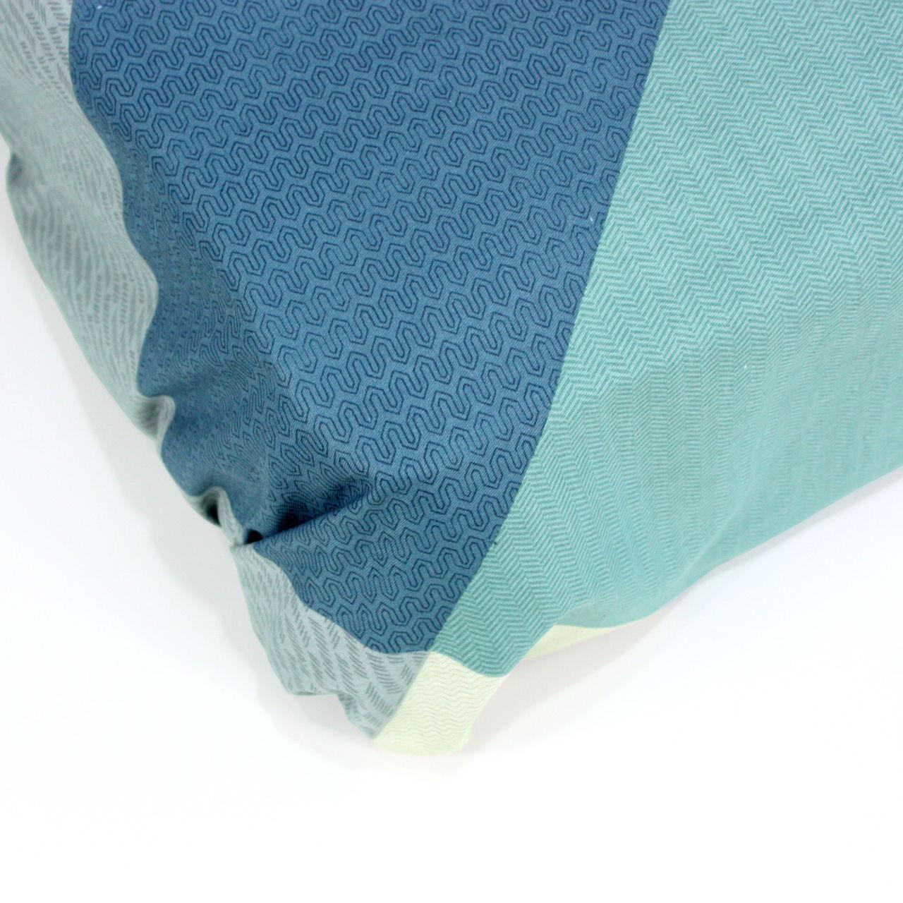 Простынь на резинке С0223 220х240 см Зеленый/Синий (157828)