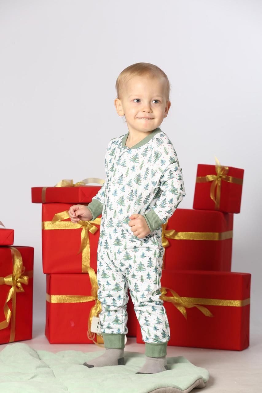 Ромпер-пижама детская ELA Елки 86 см (RP002CT86)