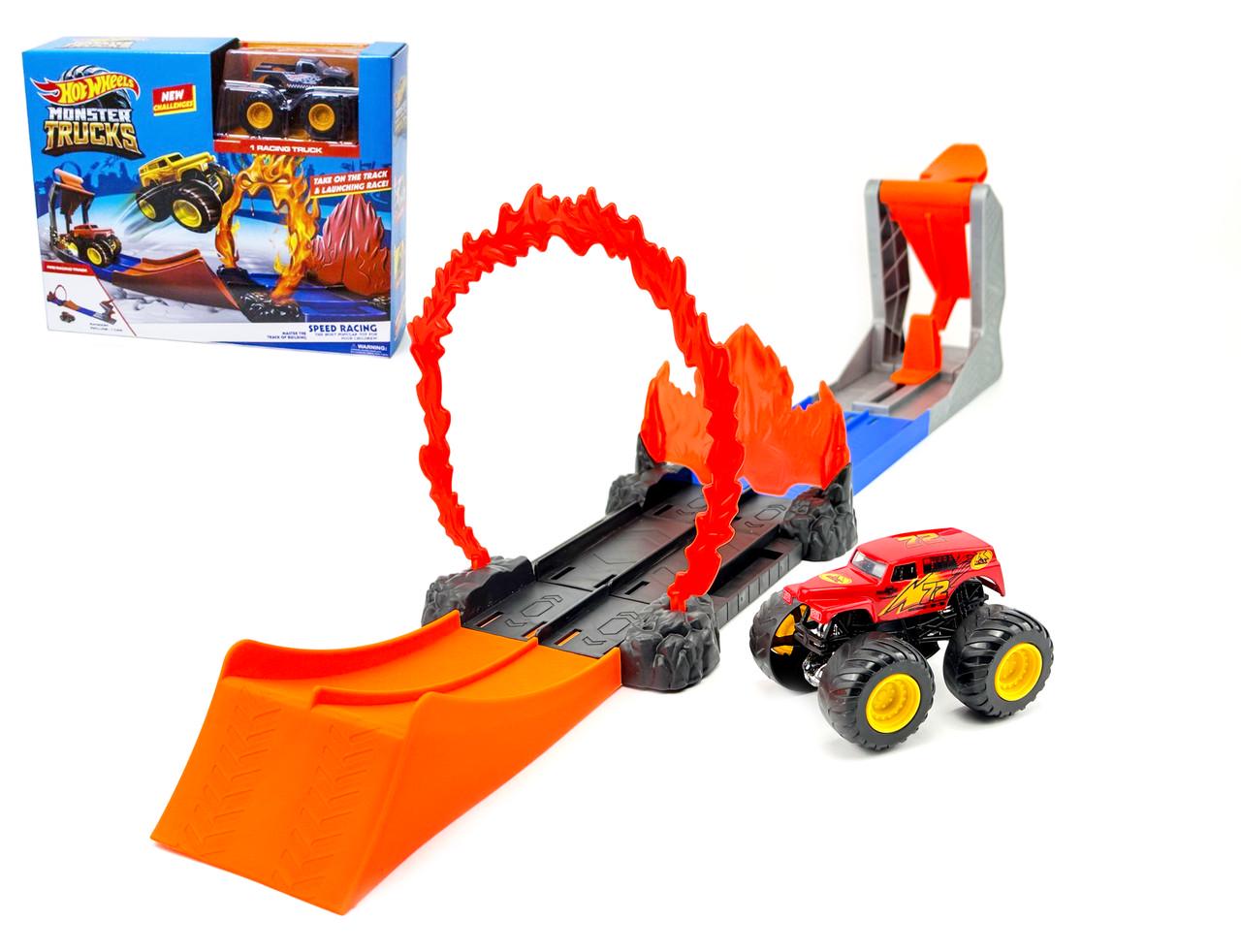 Ігровий набір автотрек Hot Wheel Вогняний Монстр 67 см (6611-2) - фото 3 Ігровий набір автотрек Hot Wheel Вогняний Монстр 67 см (6611-2) - фото 3