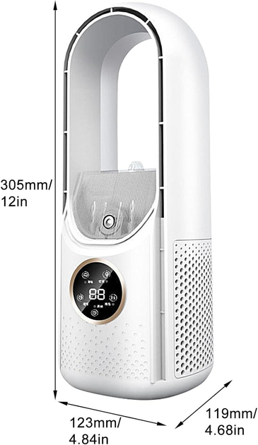 Вентилятор безлопастной Air Multiplier аккумуляторный White - фото 2 Вентилятор безлопастной Air Multiplier аккумуляторный White - фото 2