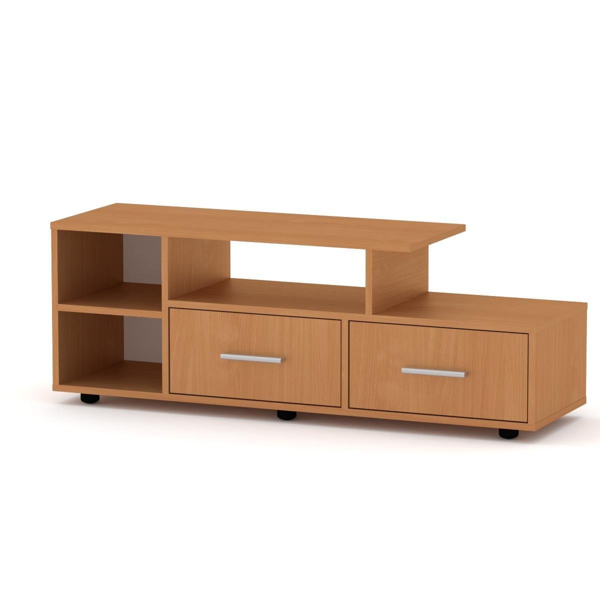 Тумба под телевизор МеблиКо Винница 120х35х43 см Бук (k-1005-2)