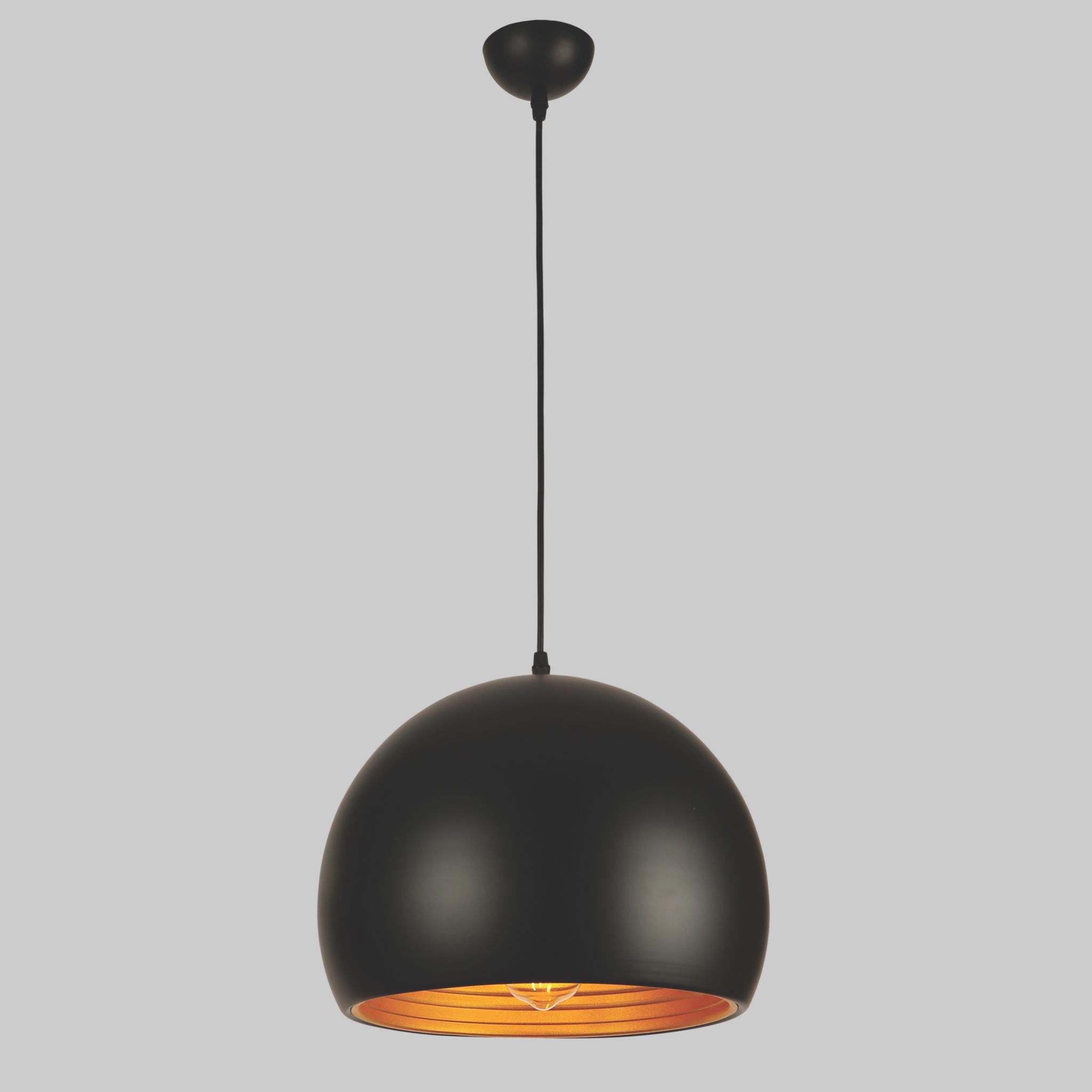 Люстра Semisphere подвесная 35 см Черный
