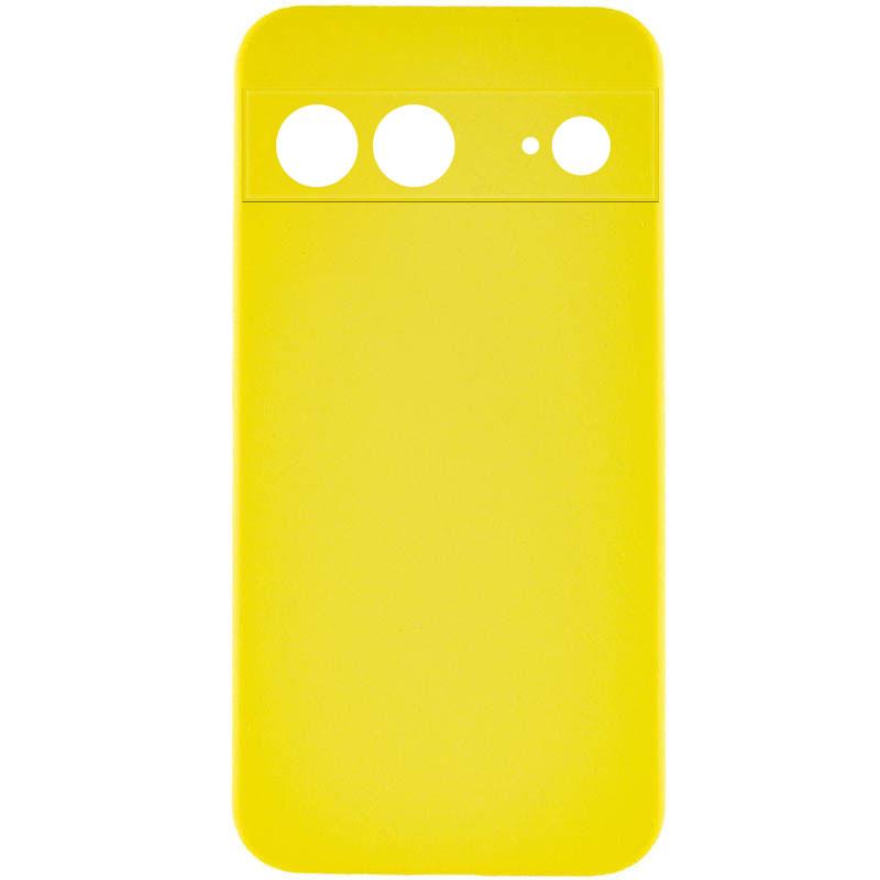 Протиударний чохол Silicone Cover Lakshmi Full Camera (AAA) для Google Pixel 8 Жовтий / Yellow