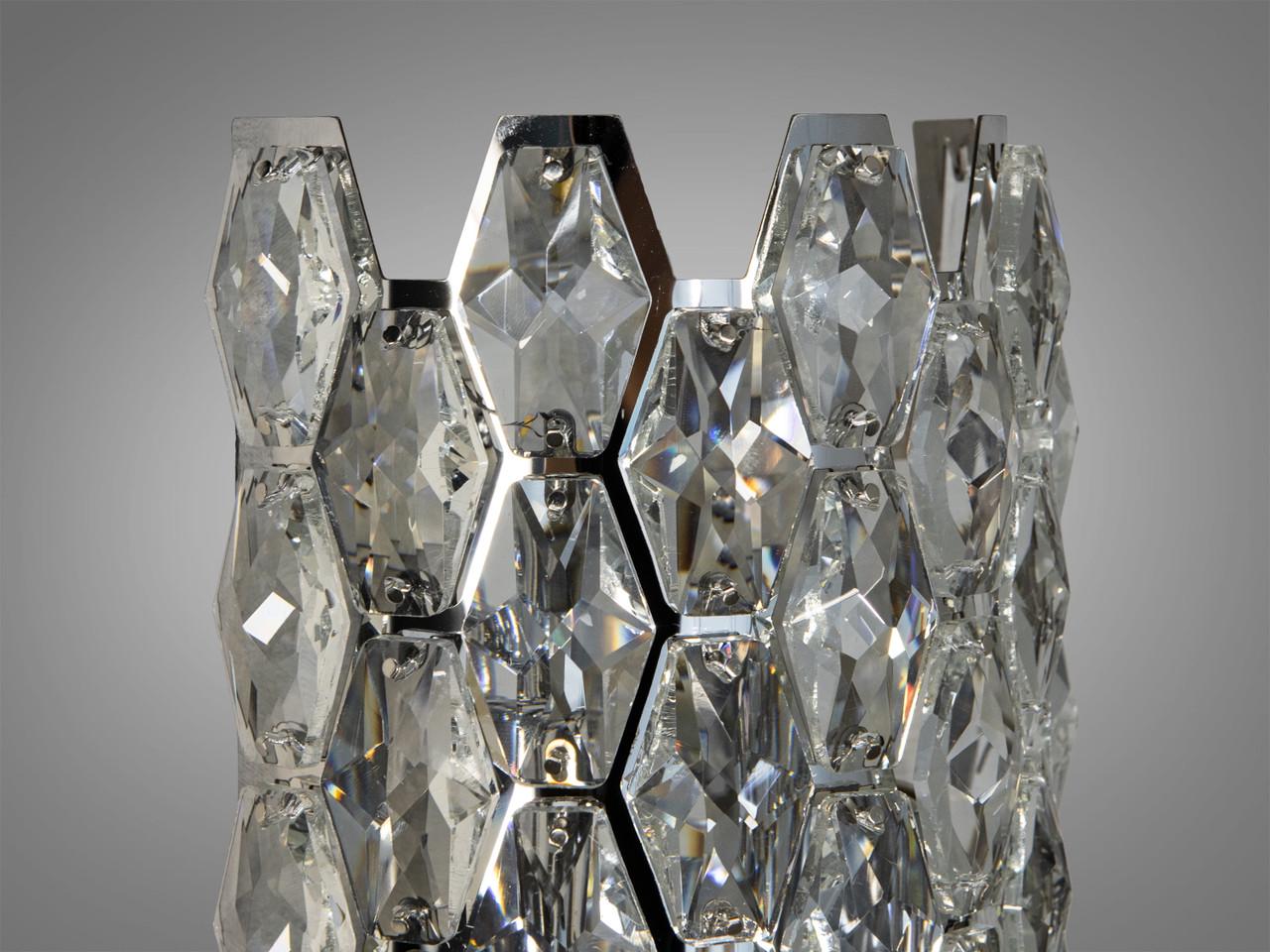 Бра хрустальный для гостиной и офиса Diasha 9136-B260CH Хром (2816779388) - фото 3