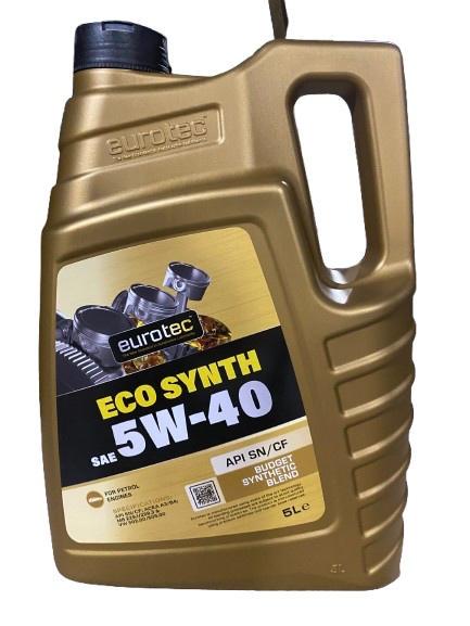 Мастило синтетичне 5W-40 EUROTEC Eco Synth SN/CF 5 л (85769852)