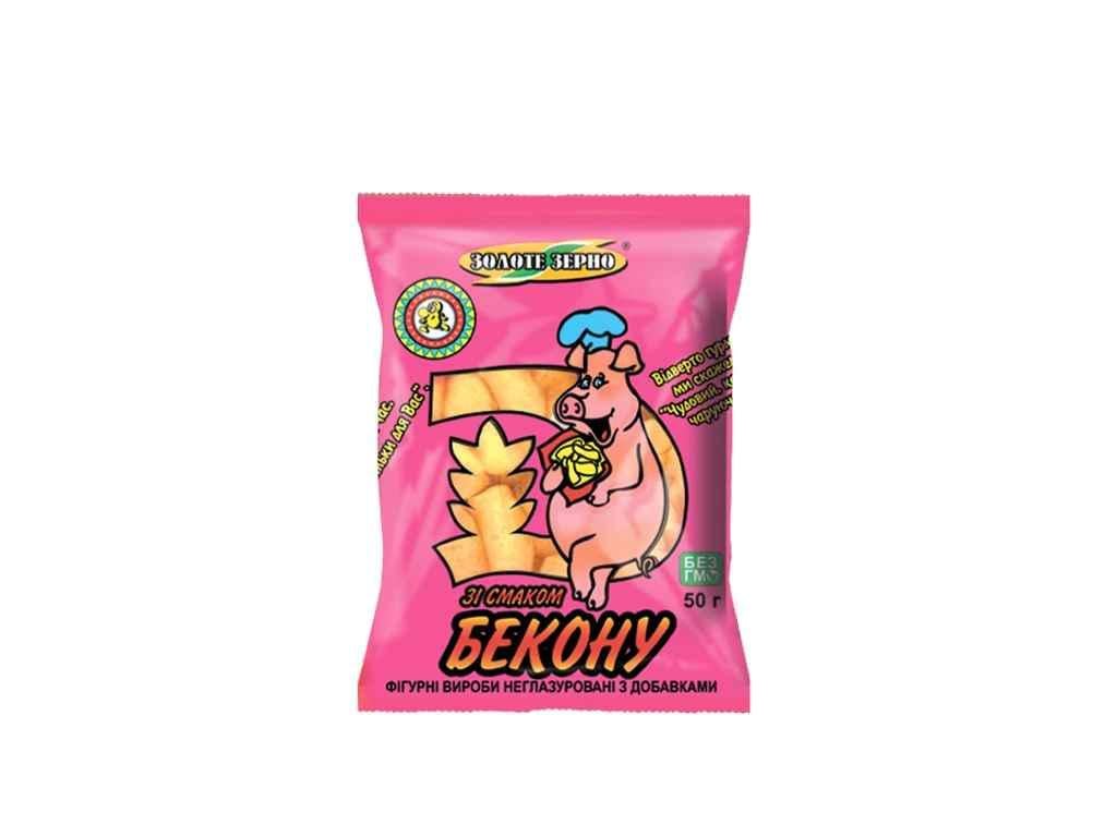Фигурные изделия Золотое Зерно С беконом 50 г (865647)