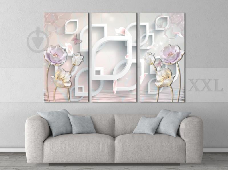 Модульна картина Poster-land Квіти Абстракція Art-18_XXL
