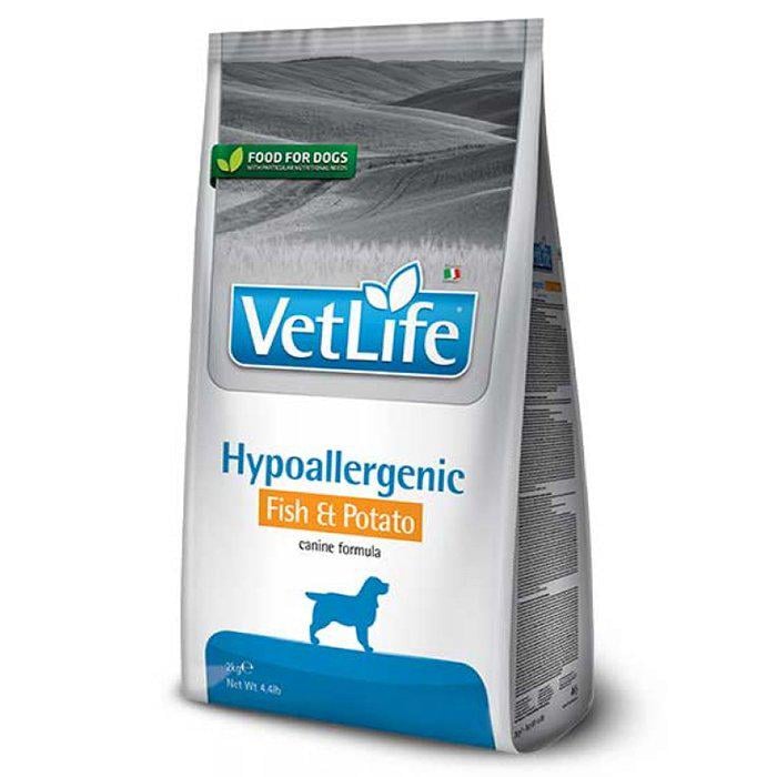 Корм сухой лечебный Farmina Dog Vet Life Hypoallergenic Fish&Potato для собак при пищевой аллергии с рыбой и картофелем 2 кг (160381) Корм сухой лечебный Farmina Dog Vet Life Hypoallergenic Fish&Potato для собак при пищевой аллергии с рыбой и картофелем 2 кг (160381)