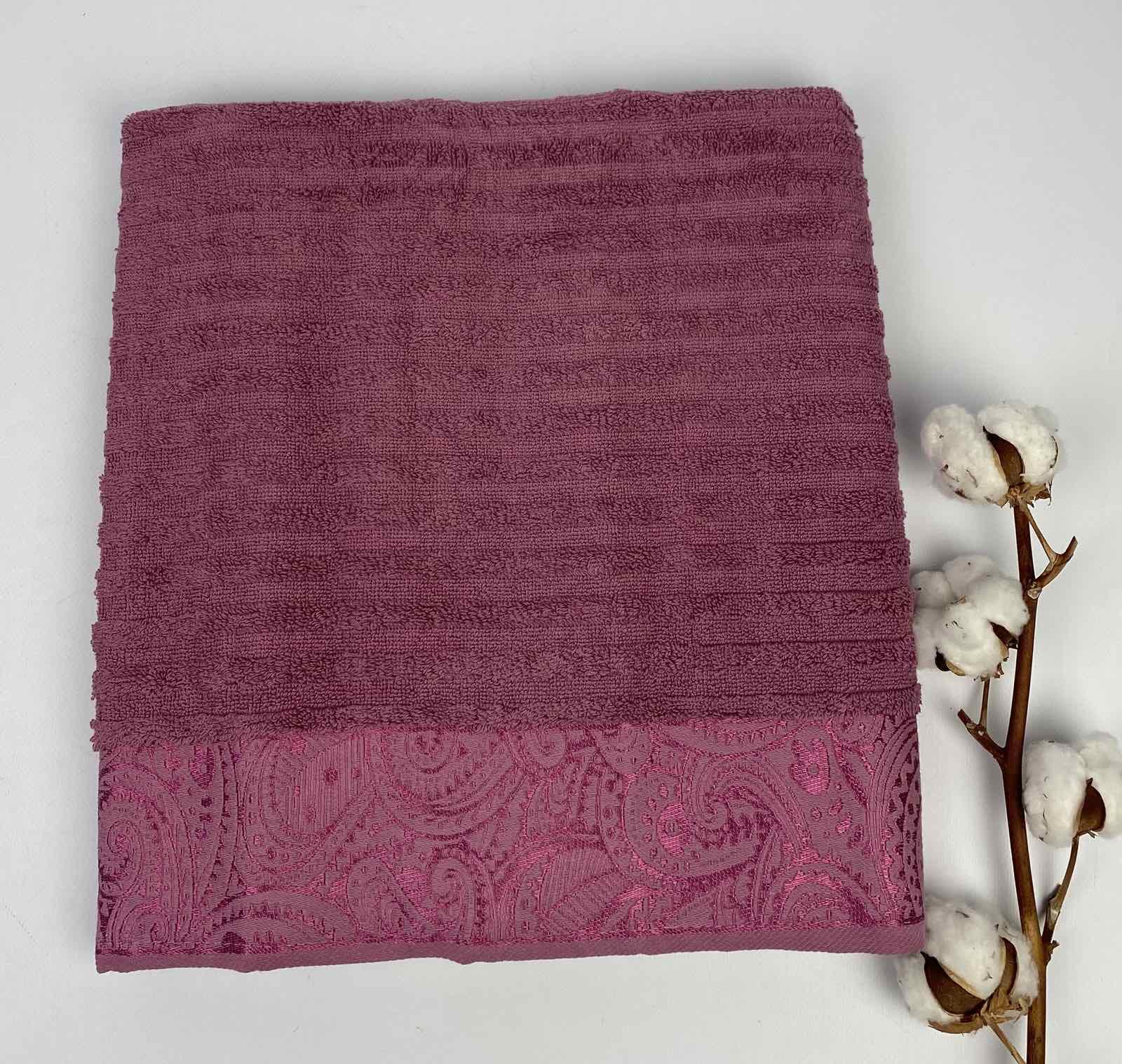 Полотенце Mekhendi 70x140 см Фиолетовый (CN22983)