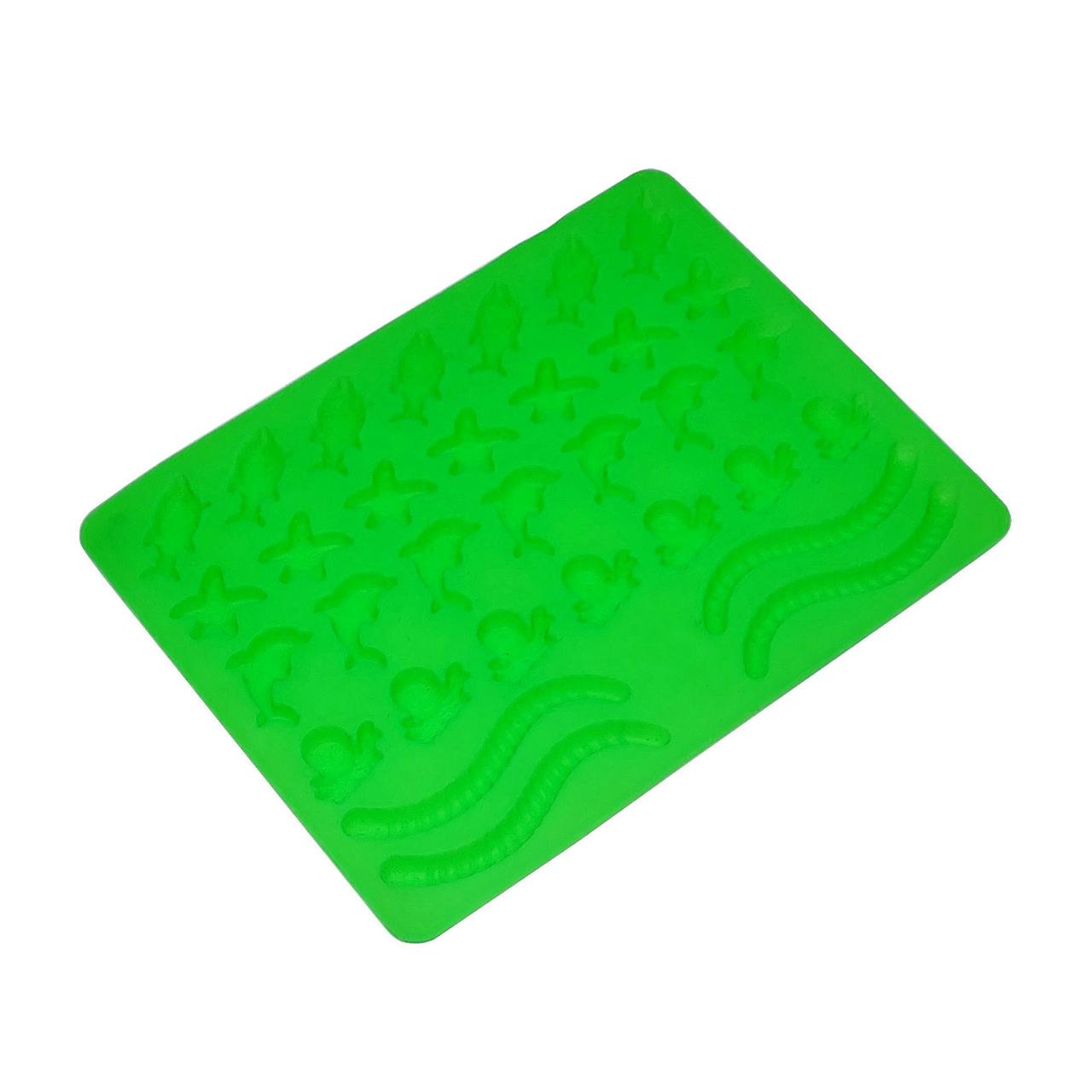 Форма силіконова для желейних цукерок MagicKitchen Червячки №630 (201728) - фото 3