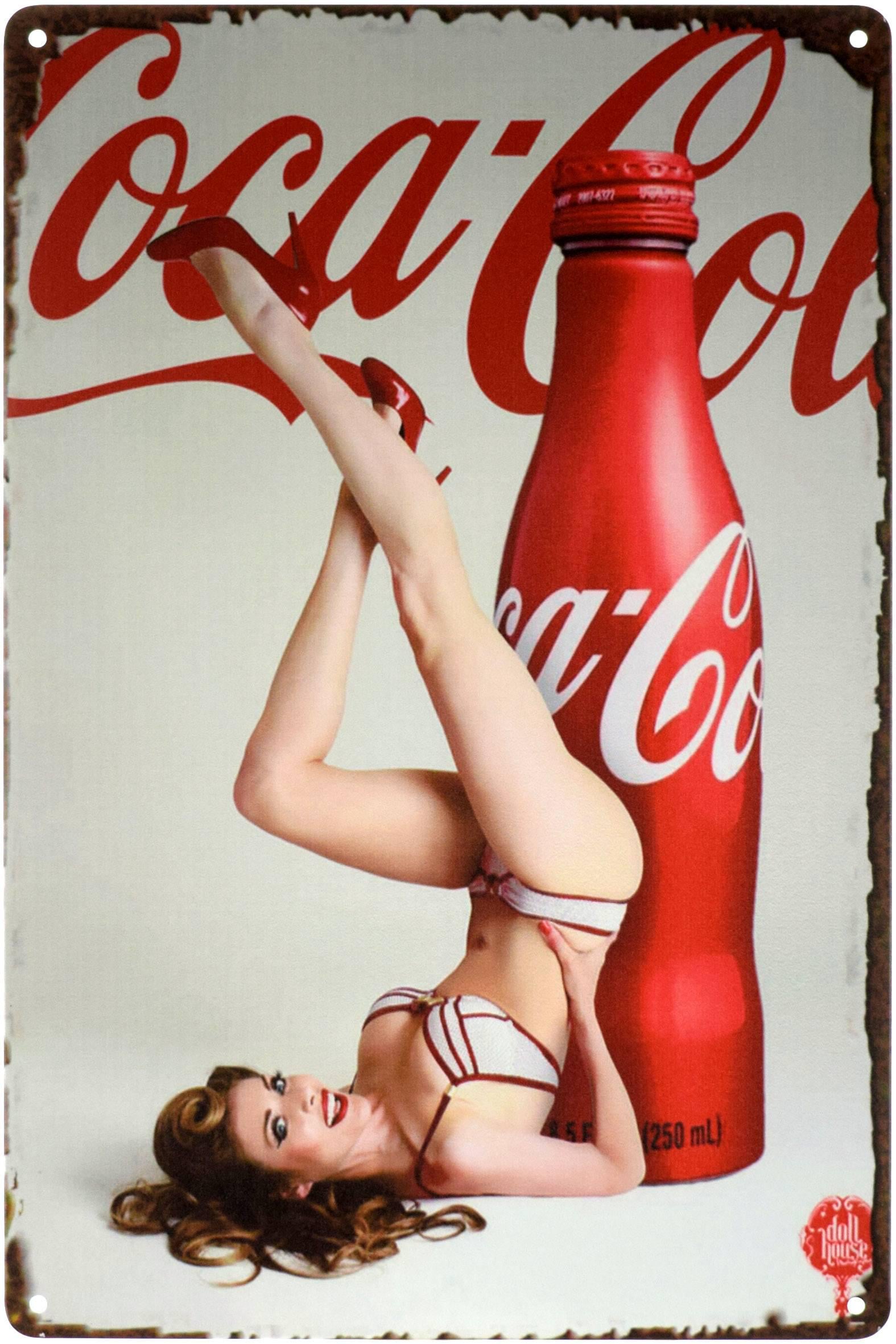 Табличка металева Кока-Кола/Coca-Cola Doll House 20x30 см