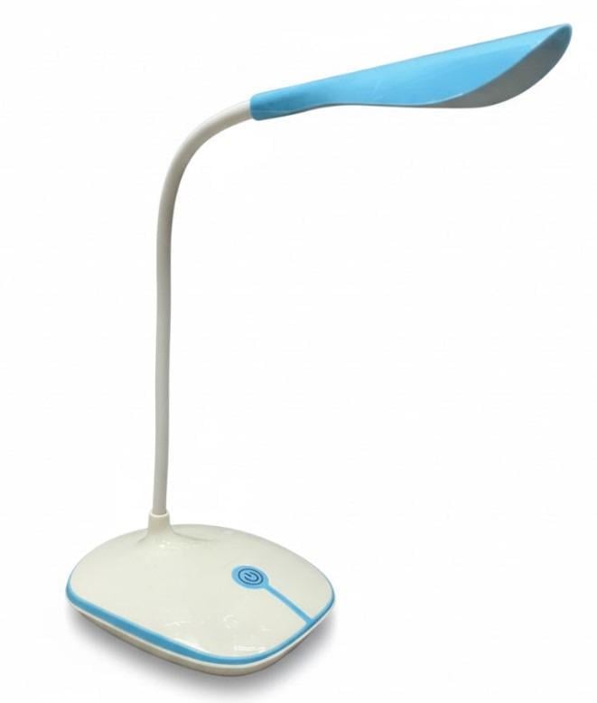 Настільна лампа JX 88O з акумулятором на гнучкій ніжці заряджання від USB Блакитний (2104618724) - фото 14