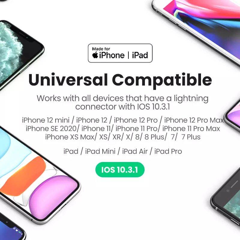 Адаптер для навушників UGREEN US212 Lightning to 3,5 мм White (30759) - фото 7