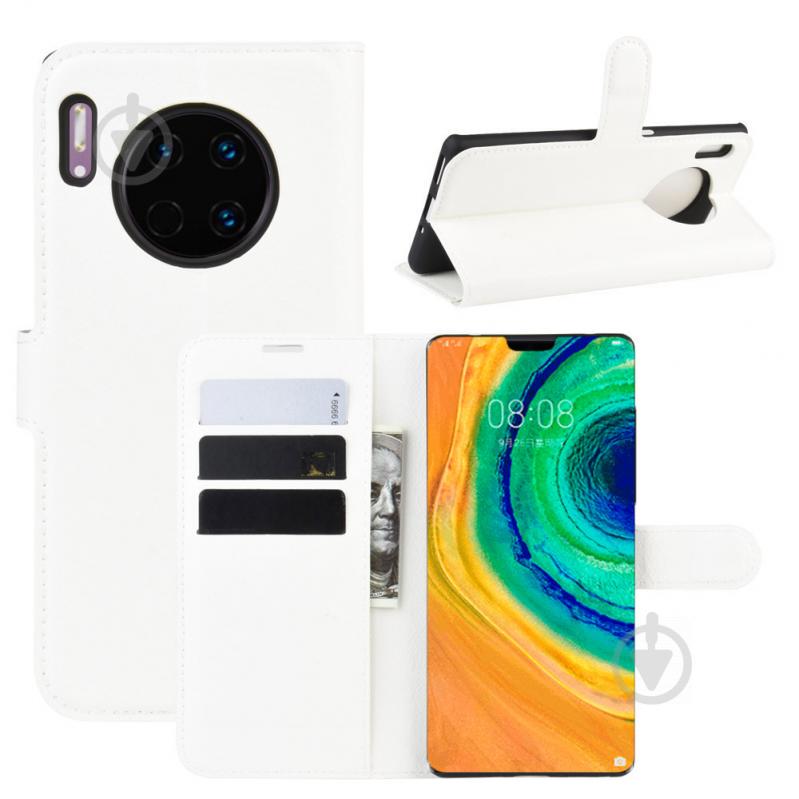 Чехол-книжка Litchie Wallet для Huawei Mate 30 White (hub_NpDG28750) - фото 2