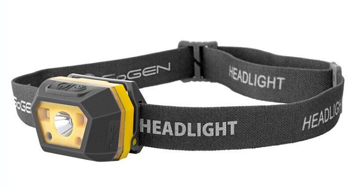 Ліхтар налобний акумуляторний GOGHL02GY GoGen Head light HL02 350 Lm Grey/Yellow Ліхтар налобний акумуляторний GOGHL02GY GoGen Head light HL02 350 Lm Grey/Yellow