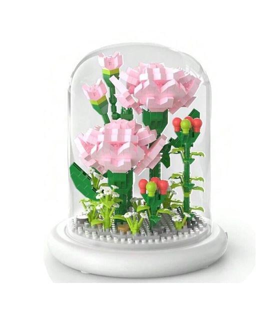 Конструктор LOZ Квіти гвоздика в колбі з підсвіткою 770 деталей (374) Конструктор LOZ Квіти гвоздика в колбі з підсвіткою 770 деталей (374)