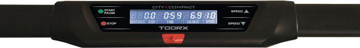 Бігова доріжка Toorx Treadmill City Compact Pearl White (CITY-COMPACT-W) - фото 3