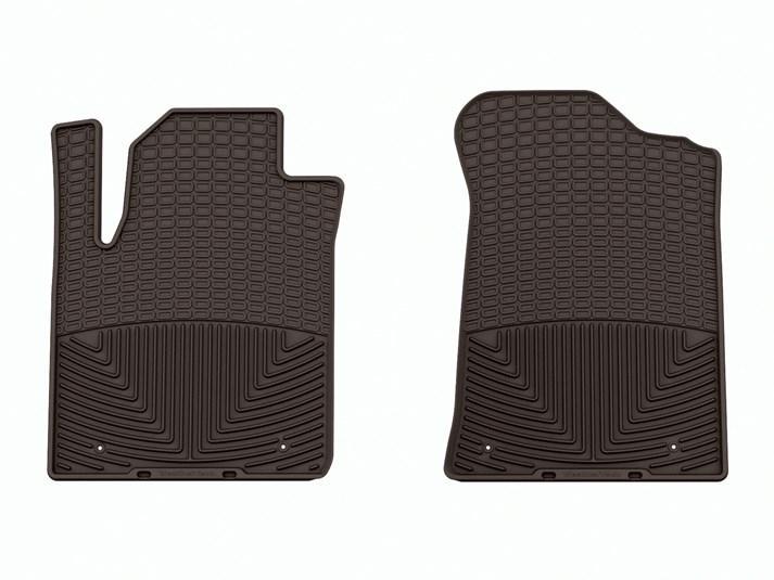 Коврики автомобильные передние резиновые WeatherTech W445CO Infiniti QX80 2011 Коричневый (1945753694)