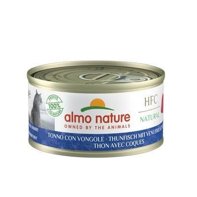 Консервированный корм Almo Nature с тунцем и моллюсками для взрослых кошек 70 гр.