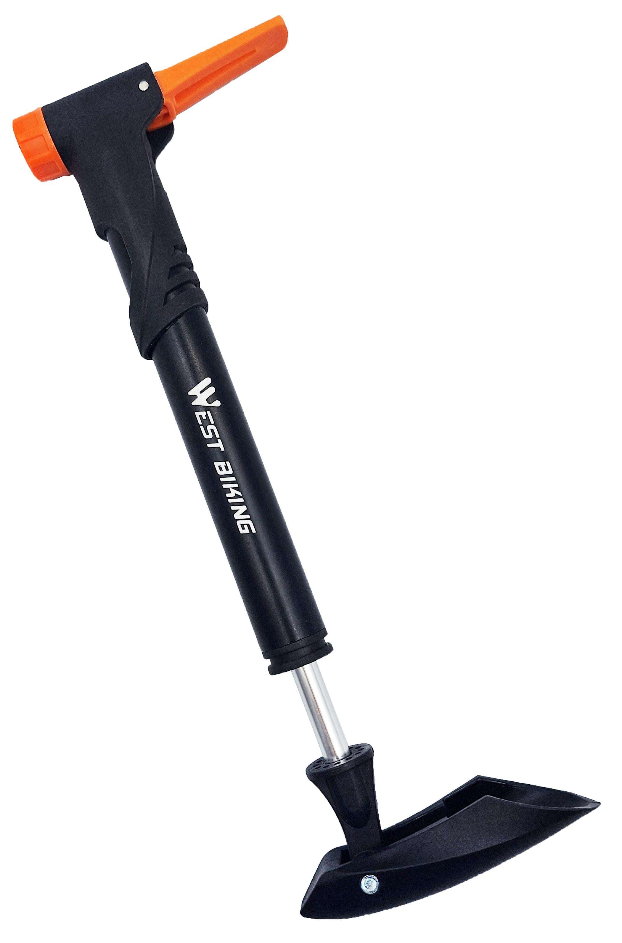 Насос велосипедный West Biking YP0711162 120 Psi Черно-оранжевый (G0001537)