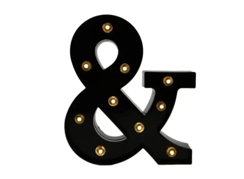 Літера з підсвіткою End об'ємна маленька 22x18 см Чорний (Ч1240) Літера з підсвіткою End об'ємна маленька 22x18 см Чорний (Ч1240)