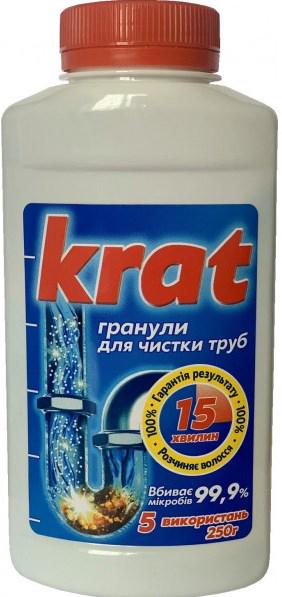 Засіб для чистки труб Krat гранули 250 г (11027)