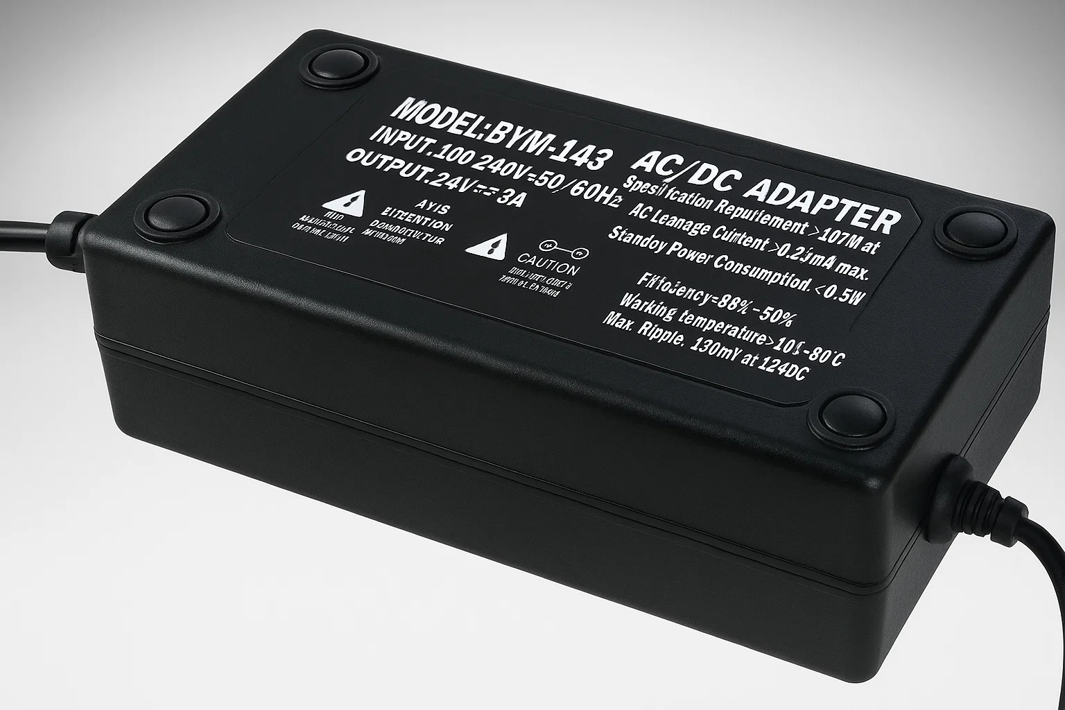 Блок питания розеточный в пластиковом корпусе 24V 3A (25604896)