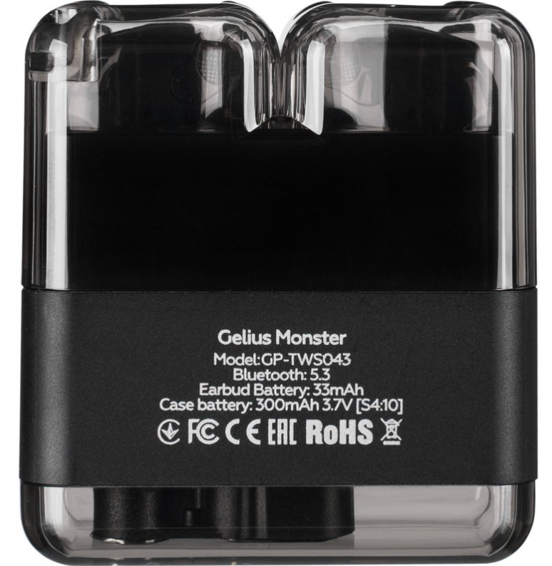 Наушники беспроводные Gelius TWS Monster GP-TWS043 Black (2650024648) - фото 3